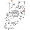 VAG Audi A4 S4 RS4 A5 S5 RS5 priekinių žibintų skirtukų taisymo rinkinys, laikikliai dešinėje pusėje originalus 8T0998122B
