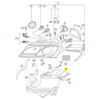 VAG AUDI A5 08-11 O/S dešiniojo priekinio žibinto montavimo laikiklis originalus 8T0941454A