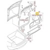 VAG Audi A5 8T bagažinės lentynos remonto rinkinys Lentynos dangčio kepurė originali 8T8898083