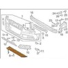 VAG Audi A5 8T Priekinio Bamperio Apatinis Apsauginis Dangtelis 8T0807611 NAUJAS ORIGINALUS