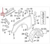 VAG AUDI A5 8W6 Dešiniojo sparno apsauginė plėvelė originali 8W6823746