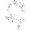VAG AUDI A5 S5 07-16 priekinių žibintų ploviklio dangtelio tvirtinimo gnybtas, dešinysis, originalus 8T0955636