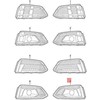 VAG Audi A5 S5 Cabriolet Coupe Sportback 2017 2024 Originalus 8W6807681NRN4
