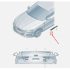 VAG AUDI A5 Sportback F5 Dešiniojo sparno apdaila originali 8W6853602EPUZ
