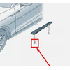 VAG AUDI A5 Sportback F5 Dešiniojo sparno apdaila originali 8W6853602EPUZ