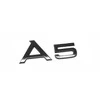 VAG "Audi A5" užrašas Juodos spalvos emblema Logotipas Galinės durelės Originalus 8W6071803