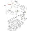 VAG AUDI A5 variklio įsiurbimo kolektoriaus dangtelis originalus 079103925F