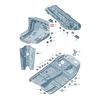 VAG Audi A6 11-18 A7 11-17 Priekinis domkrato padėklas po automobiliu Originalus 4G0802845