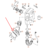 VAG AUDI A6 4F C6 Priekinis oro įsiurbimo vamzdelio filtras 4F0129054A Originalus