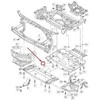VAG Variklio Apatinis Skydas AUDI A6 A7 Originalus 4G0863822J