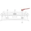 VAG AUDI A6 A7 A7 A8 Q5 Q8 40 TDI bagažinės užrašas Ženklas blizgios juodos spalvos emblema originalus 83A853744CT94
