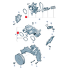 VAG Audi A6 A7 A7 A8 Q5 Q8 VW Touareg termostato tarpinė originali 059121688A