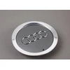 VAG AUDI A6 A8 D3 2004-2010 m. Ratų centro stebulės dangtelis pilkas metalikas originalus 4E0601165A7ZJ