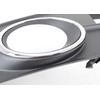 VAG Audi A6 C6 08-11 Bamperio rūko žibintų grotelės kairėje satino juodos spalvos originalios 4F0807681Q
