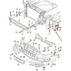 VAG AUDI A6 C6 C6 Priekinio bamperio kreipiančioji dešinioji dalis originali 4F0807228