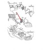 VAG "Audi A6 C6 FL Saloon OS" dešinysis galinis LED galinio žibinto lemputės laikiklis originalus 4F5945222D