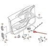 VAG AUDI A6 C7 Galinės Kairės Durų Apdailos Panele Šviesos Pluoštas 4G0919177A NAUJA ORIGINALI