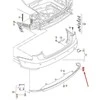 VAG AUDI A6 C7 Galinis Bamperio Apatinis Valančio Panele 4G0807521A9B9 NAUJA ORIGINALI