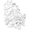 VAG AUDI A6 C7 Priekinės Kairės Durų Viršutinės Rankenos Korpusas LHD 4G1867171A6PS NAUJAS ORIGINALUS