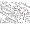 VAG AUDI A6 C7 Priekinio bamperio kairiojo sustiprinimo kronšteinas originalus 4G0807133F
