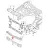 VAG Audi A6 C7 Priekinio Bamperio Smūgio Stiprinimo Juosta 4G0807113A NAUJA ORIGINALI