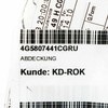 VAG AUDI A6 galinio bamperio vilkimo akies dangtelis C7 originalus 4G5807441CGRU