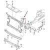 VAG AUDI A6 RS6 A7 RS7 priekinio bamperio grotelių laikiklis originalus 4G0807333