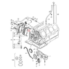 VAG AUDI A6 RS6 A8 variklio alyvos aušintuvo vamzdelis 077117411A Originalus