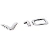VAG AUDI A6 S6 C6 A8 D3 RS6 R8 2004- Chromuota emblema V10 originali 4E0853601A2ZZ
