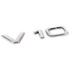 VAG AUDI A6 S6 C6 A8 D3 RS6 R8 2004- Chromuota emblema V10 originali 4E0853601A2ZZ