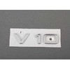 VAG AUDI A6 S6 C6 A8 D3 RS6 R8 2004- Chromuota emblema V10 originali 4E0853601A2ZZ