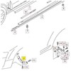 VAG AUDI A6 S6 C6 Priekinio rato spoileris dešinysis O/S originalus 4F0853888A
