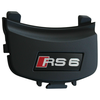 VAG Audi A6 S6 RS6 C6 4F 2005/2011 Soul Juodas RS6 ženkliukas originalus 4G0419685A5PR