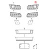 VAG AUDI A7 grotelės Originalios 4G8807647ABMT