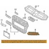 VAG AUDI A7 S-Line priekinis bamperis rūko žibintų grotelės juodos kairės pusės originalios 4G8807681B9B9