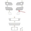 VAG AUDI A7 Sportback 4G8 Priekinis Bamperio Kairės Pusės Apdailos Elementas 4G88072459B9 NAUJAS ORIGINALUS