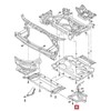 VAG Audi A7 Sportback Splash Guard ratų spoileris priekinis kairysis originalus 4G8853887J
