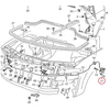 VAG AUDI A8 2004-2010 variklio dangčio atleidimo rankena LHD juoda originali 4E1823533E4PK
