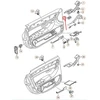 VAG AUDI A8 4E D3 priekinių kairės pusės durų stiklo jungiklis 4E0959851B5PR originalus
