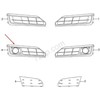 VAG Audi A8 D4 Dešinysis Rūko Žibinto Grotelės 4H0807680PT94 4H0807680P T94 NAUJA ORIGINALI