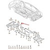 VAG AUDI A8 S8 quattro 4H2 4H8 4HC 4HL Kėbulo apdailos detalė originali 4H0825189D