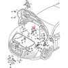 VAG Audi A8 S8 quattro R8 422 423 427 užrakto juosta kairė = dešinė originali 4E0823197A