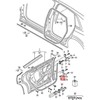 VAG AUDI AUDI AUDI Q8 RSQ8 4MN Priekinių kairės pusės apatinių durų lankstas 4M8833403A Originalus