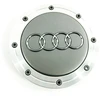 VAG AUDI Avus sidabrinės spalvos ratų centro stebulės dangtelis originalus 4B0601165AZ17
