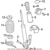 VAG Audi C7 A6 A6 S6 RS6 A7 S7 RS7 galinio amortizatoriaus laikiklis 4G0513353D Originalus