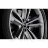 VAG "Audi Dynamic" besisukantis centrinis stebulės dangtelis juodas originalus 4M8071006A