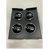 VAG "Audi Dynamic" besisukantis centrinis stebulės dangtelis juodas originalus 4M8071006A