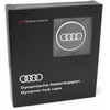 VAG "Audi Dynamic" besisukantis centrinis stebulės dangtelis juodas originalus 4M8071006A