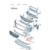 VAG AUDI E TRON GE Priekinis Kairysis Bamperio Spoileris Originalus 4KE8070614W3