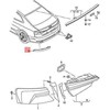 VAG AUDI galinio žibinto kairės pusės išorinis išorinis 8W6945105C originalus